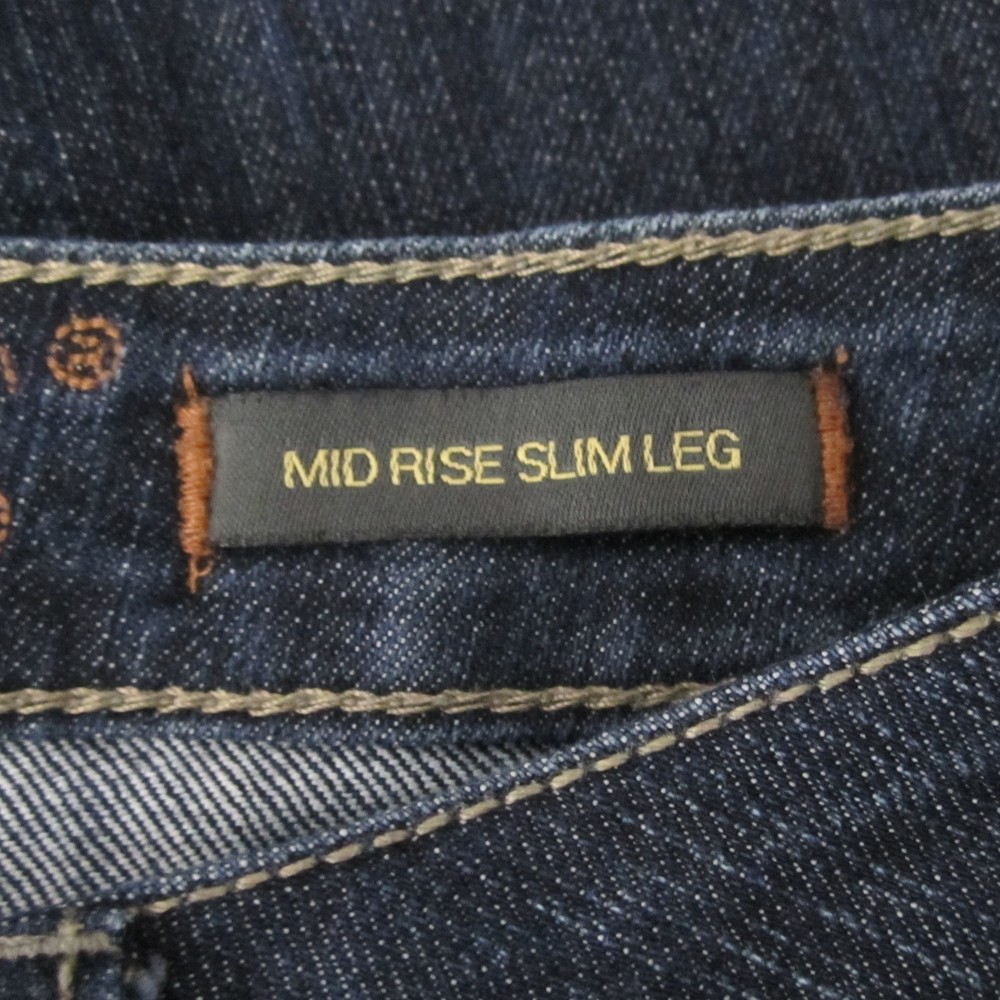 Jag Jeans Mid Rise Slim Leg Blue Jeans - 12P - Picture 8 of 11
